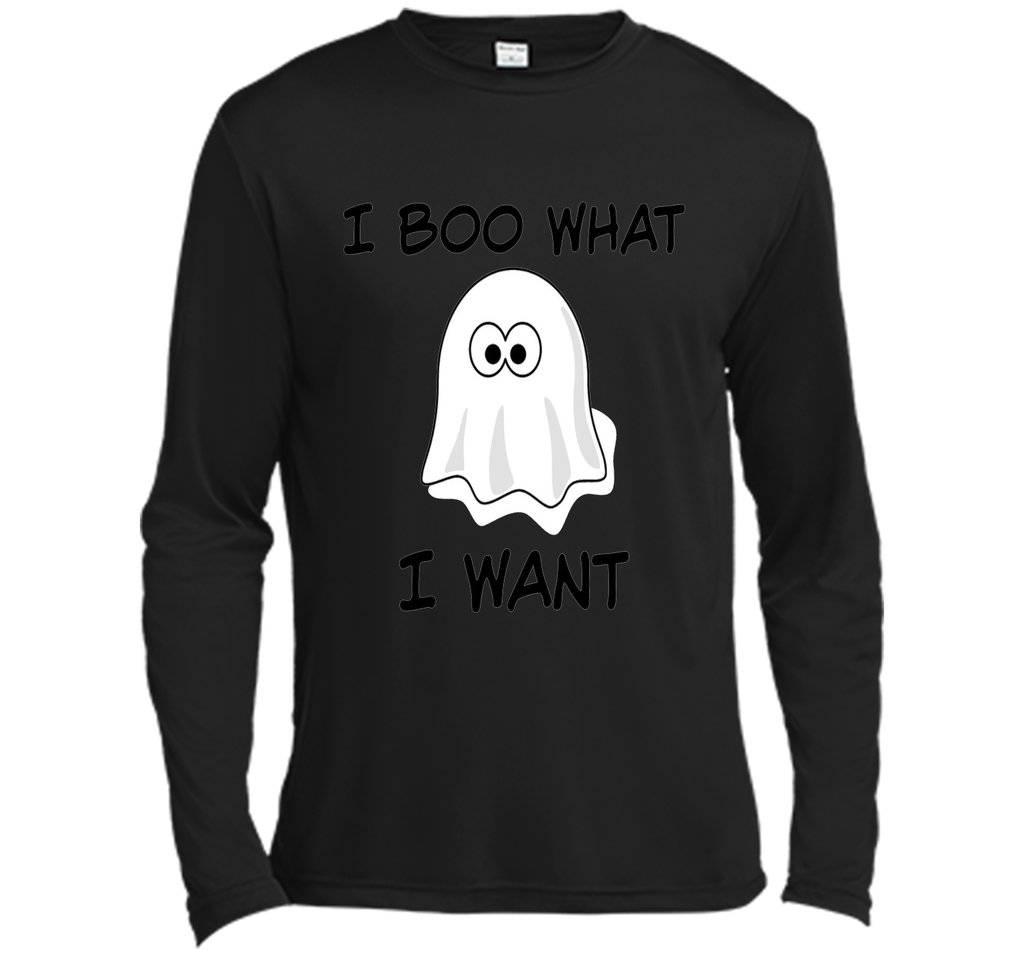 Funny Halloween T Shirt, ghost pun, I BOO What I want shirt