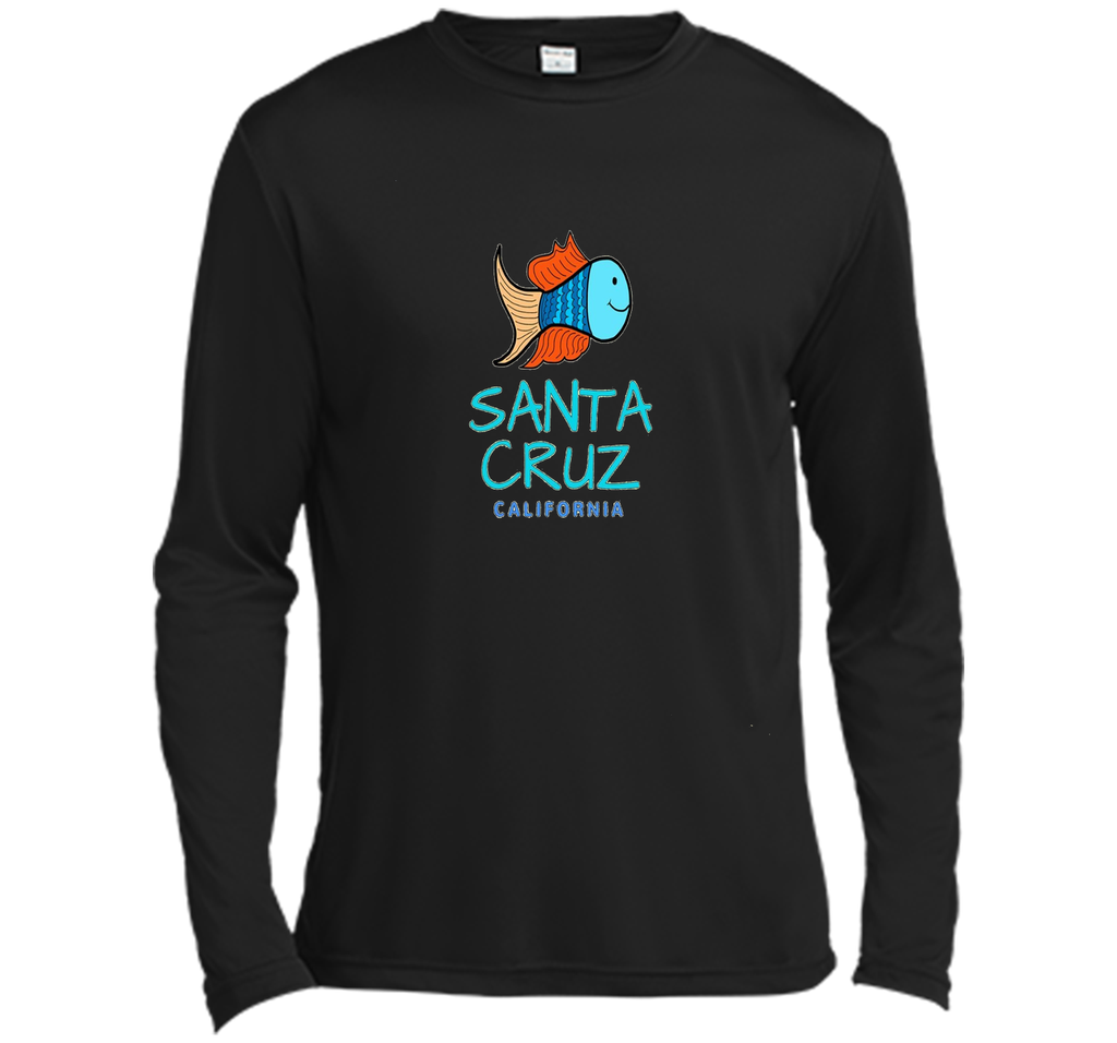 Santa Cruz California T-Shirt, Fun Fish California Surf Tee