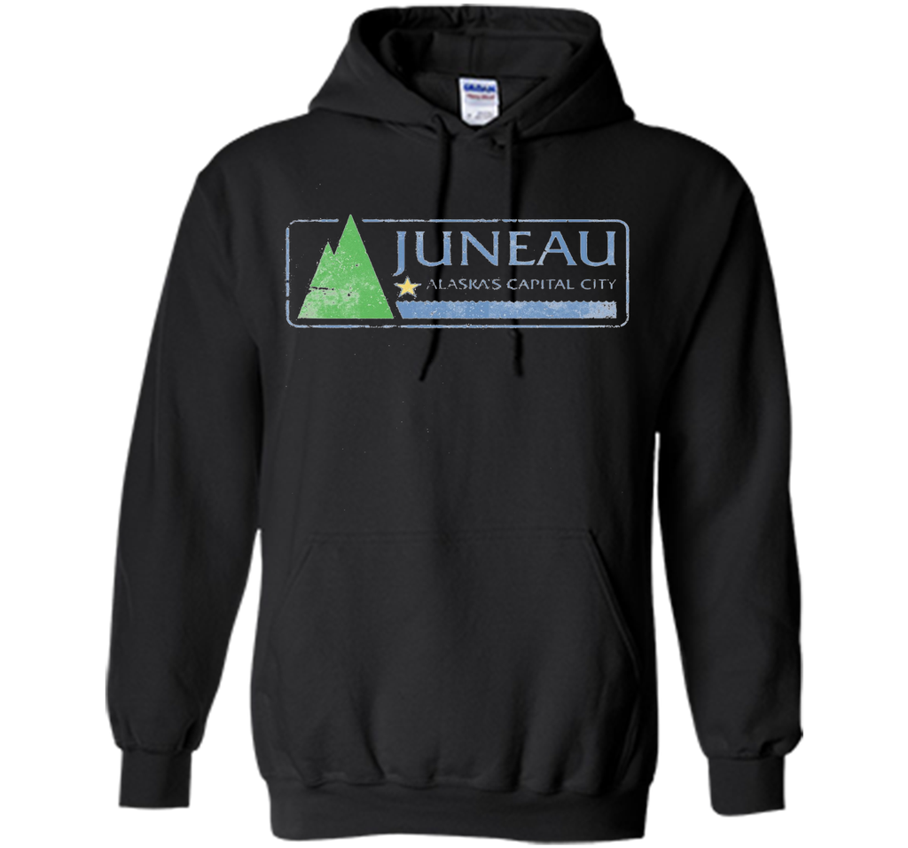 City Flag of Juneau Alaska Travel T Shirt
