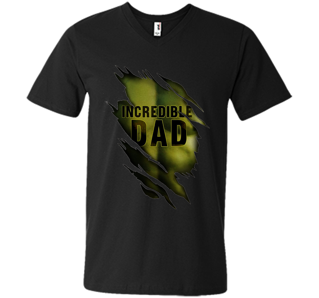 Mens incredible Dad T-Shirt Funny Superhero shirt