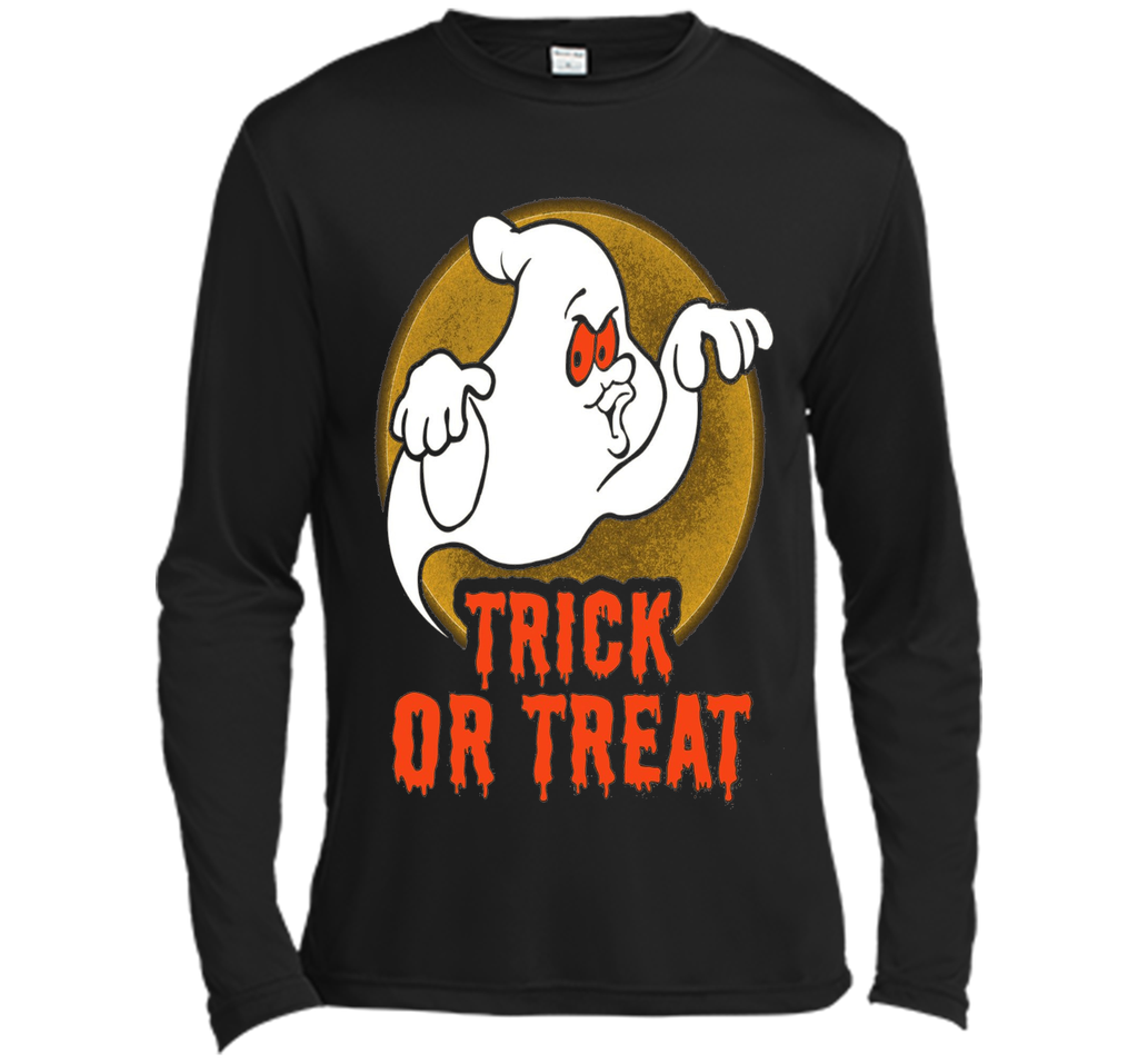 Funny Halloween Trick-or-Treat T-Shirt Ghost Tee cool shirt