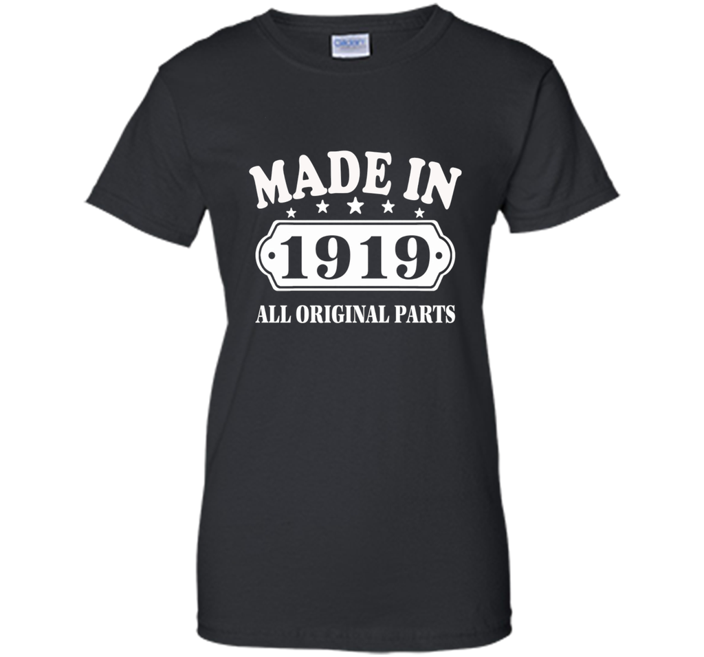 98 Birthday T-Shirt Vintage Made in 1919 ideas Man Shirt