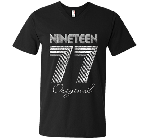 Vintage Nineteen 77 Original 40th Birthday 1977 T-Shirt