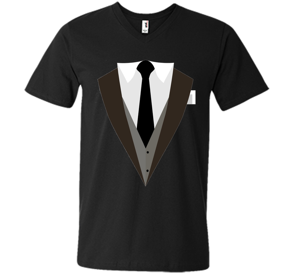 Printed Suit & Tie Vest Tuxedo T-Shirt