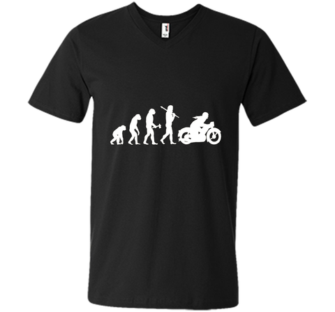 Funny Vintage Motorcycle Motorbike Bikie Evolution T-Shirt