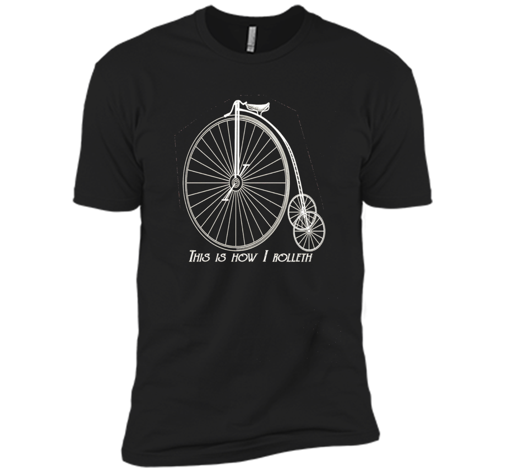 This is How I Rolleth Roll Vintage Tricycle BiCycle T-Shirt