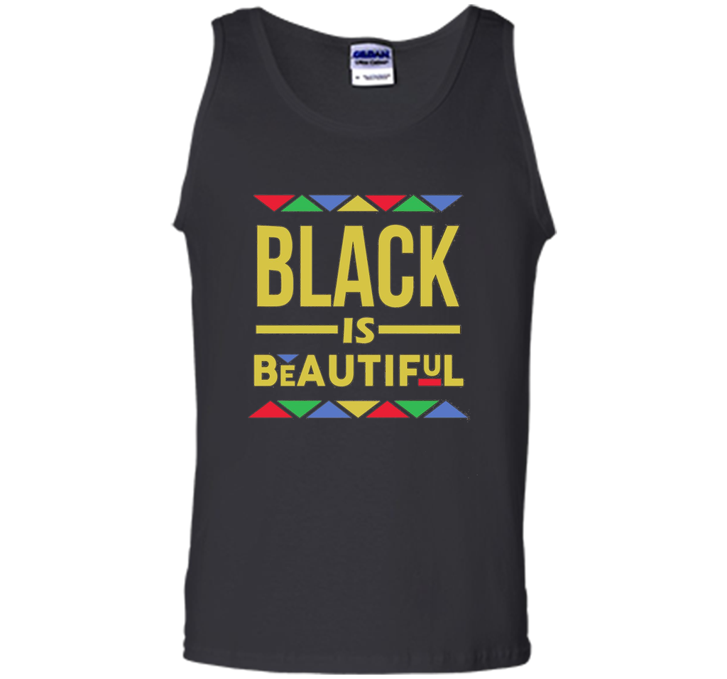 Black is Beautiful African Pattern Black Pride T-Shirt