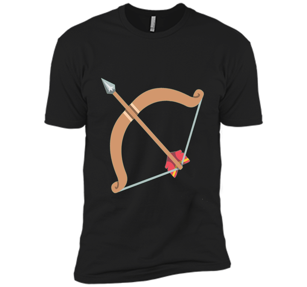 Bow and Arrow Emoji T-Shirt Crossbow Archery Target Rifelry