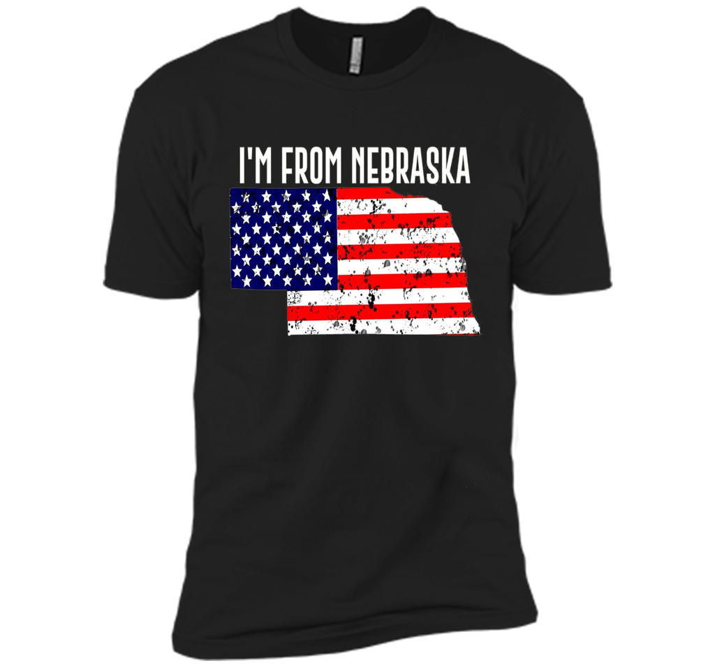 Proud of Nebraska -US flag Independence day Tshirt