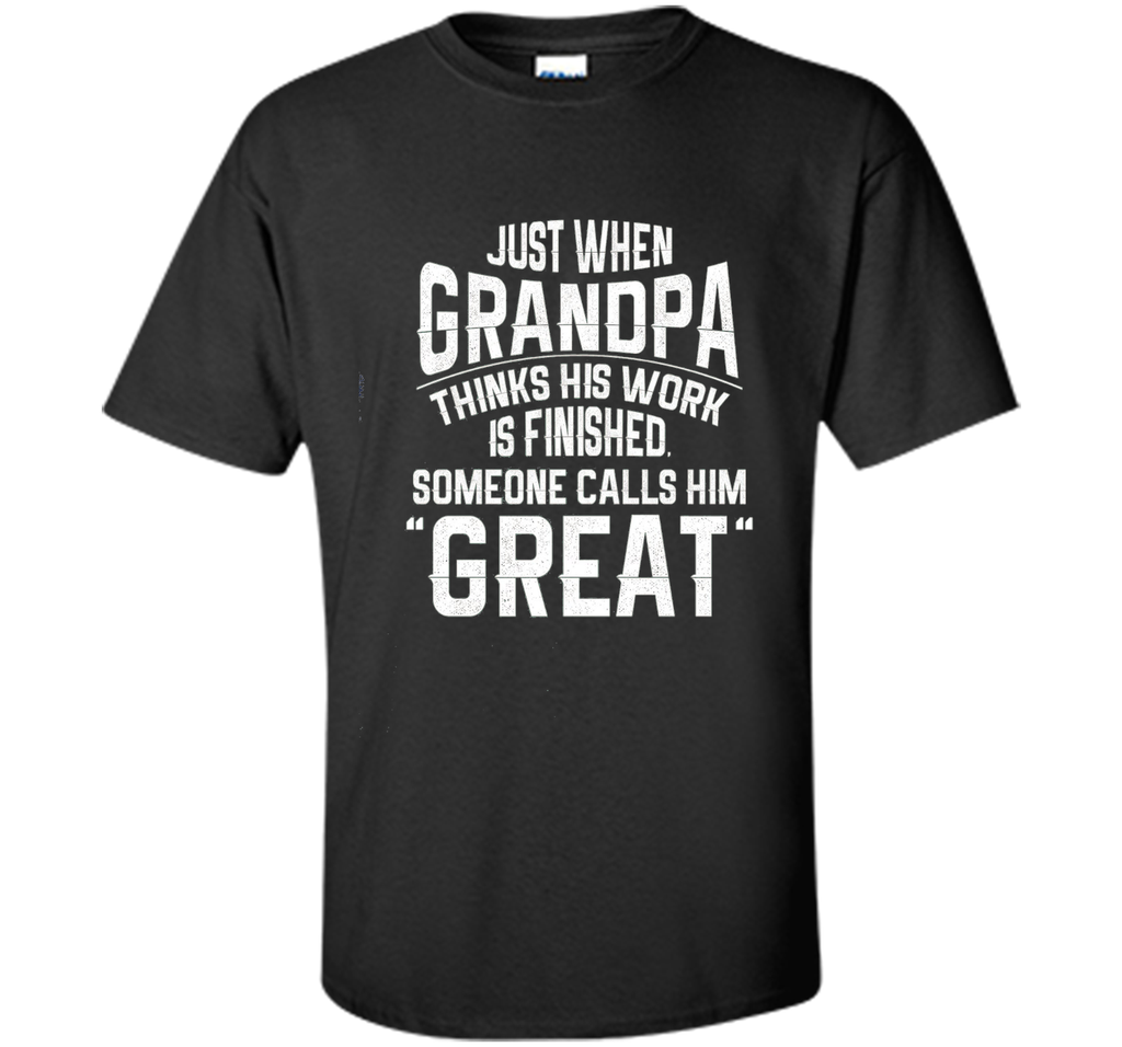 Men's Great Grandpa Family T Shirt