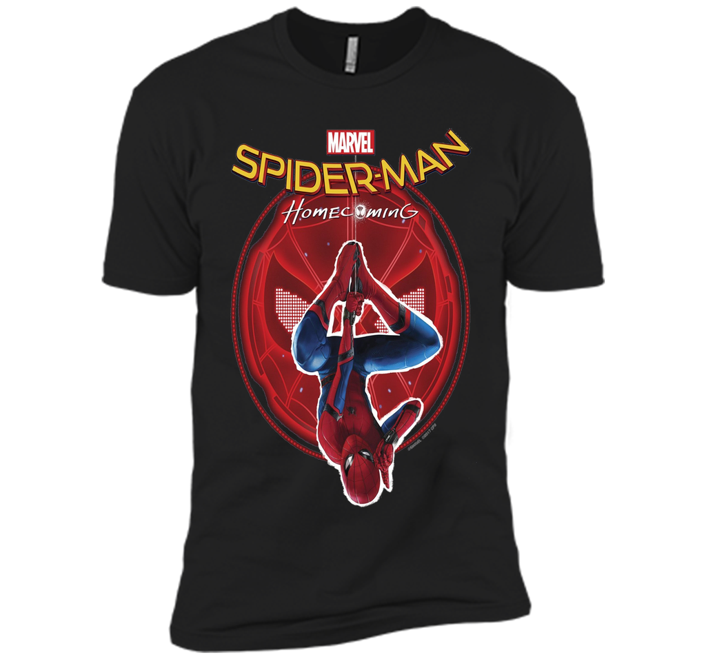 Marvel Spider-Man Homecoming Hanging Upside Down T-Shirt