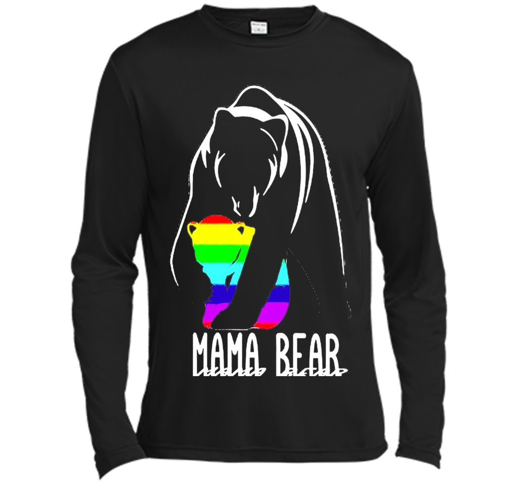 mama nana mum bears gay pride lgbt love rainbow t shirt
