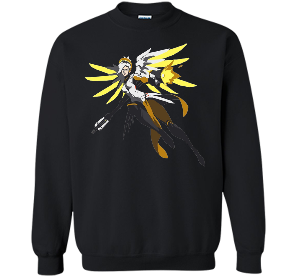 Overwatch Mercy Battle Ready Spray Tee Shirt