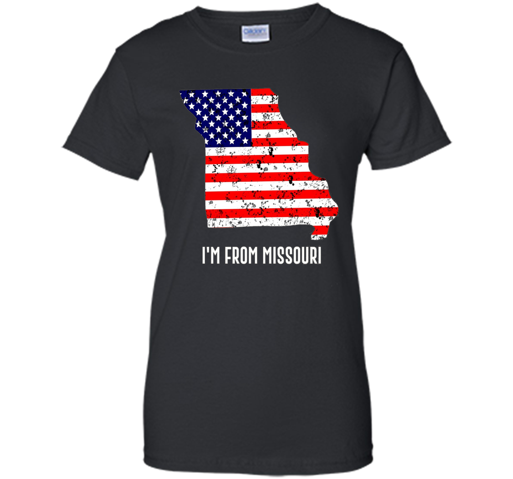 Proud of Missouri-US flag Independence day Tshirt