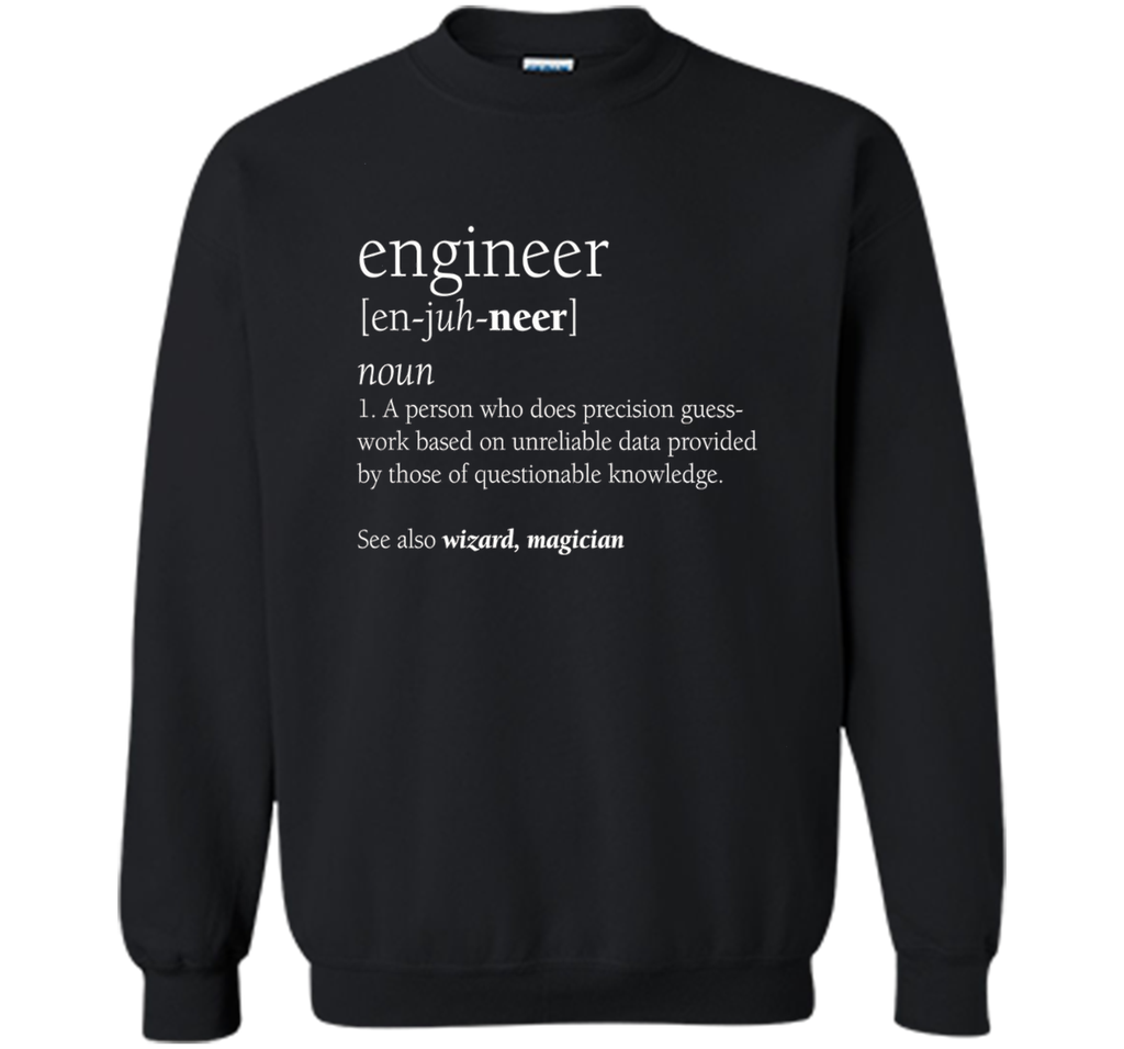 Engineer Definition T Shirt, Funny Engineering Gift