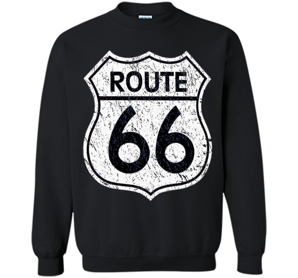 Historical Route 66 Distressed Vintage Look T Shirt