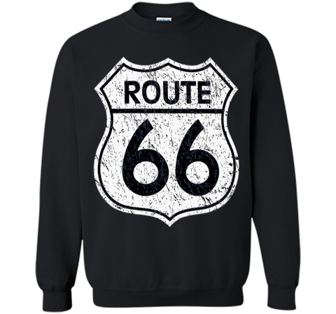 Historical Route 66 Distressed Vintage Look T Shirt