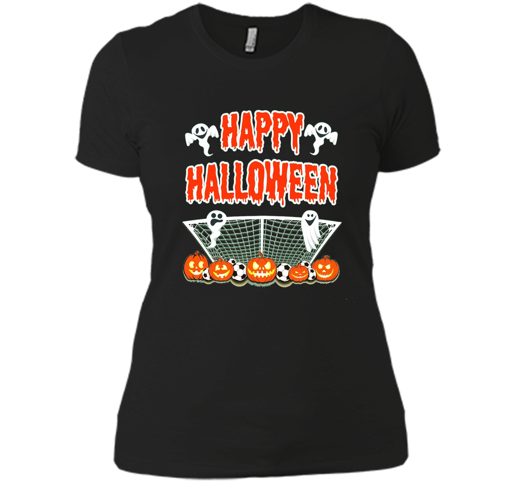 Soccer Halloween Pumpkin Ghost T-Shirt Happy Halloween cool shirt