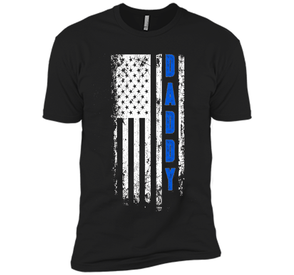 Father's Day t-Shirt - America Daddy Flag Blue