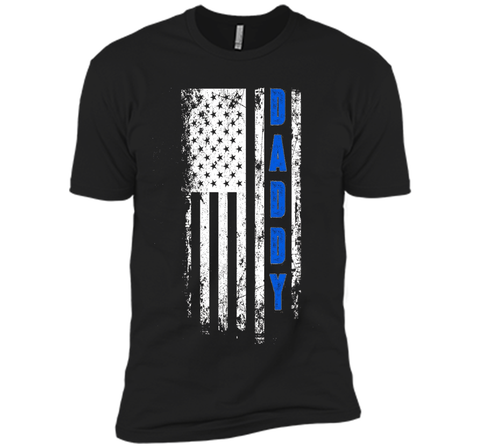 Father's Day t-Shirt - America Daddy Flag Blue