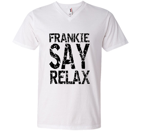 Frankie Say Relax T Shirt- Funny Retro Pop Music T Shirt