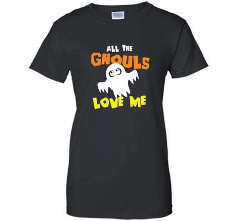 All the Ghouls Love Me Halloween Ghost T-Shirt shirt