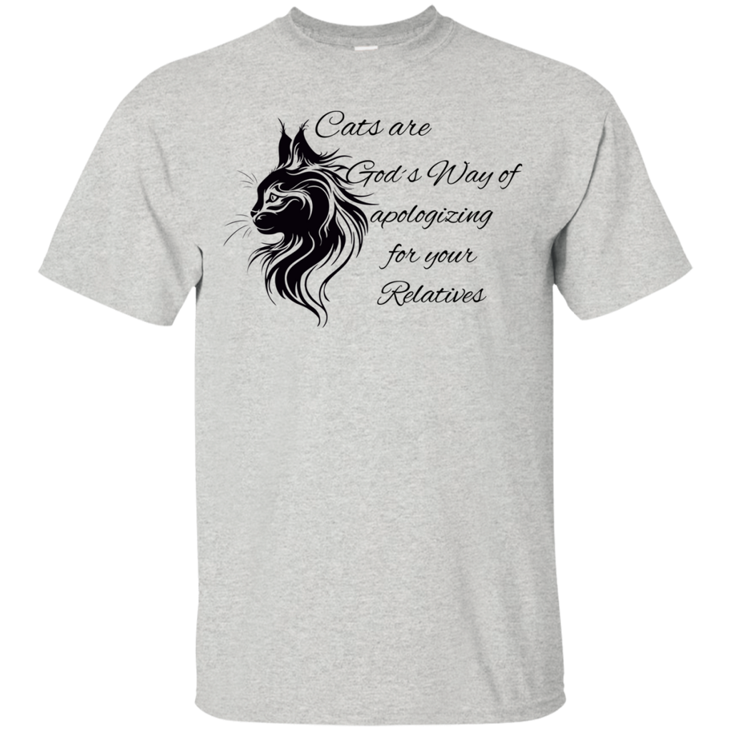 cats are god´s way of ...  T-Shirt