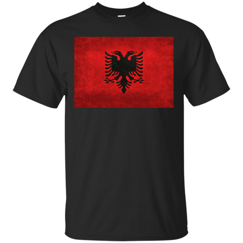 flag of albania - super grunge T-Shirt