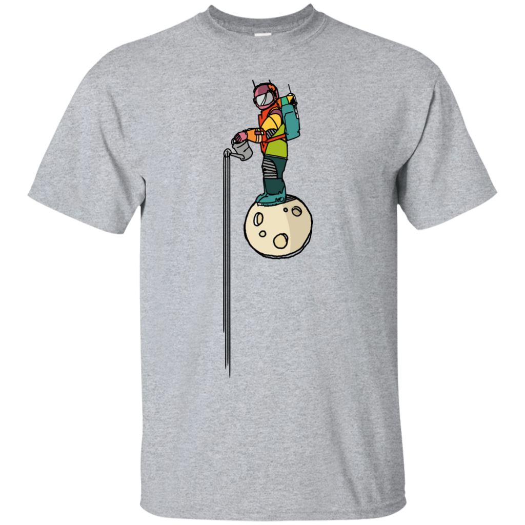 colored astronaut gardener space art drawing sweatshirt T-Shirt