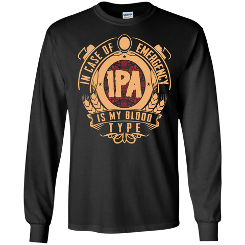 in case of emergency ipa is my blood type T-Shirt