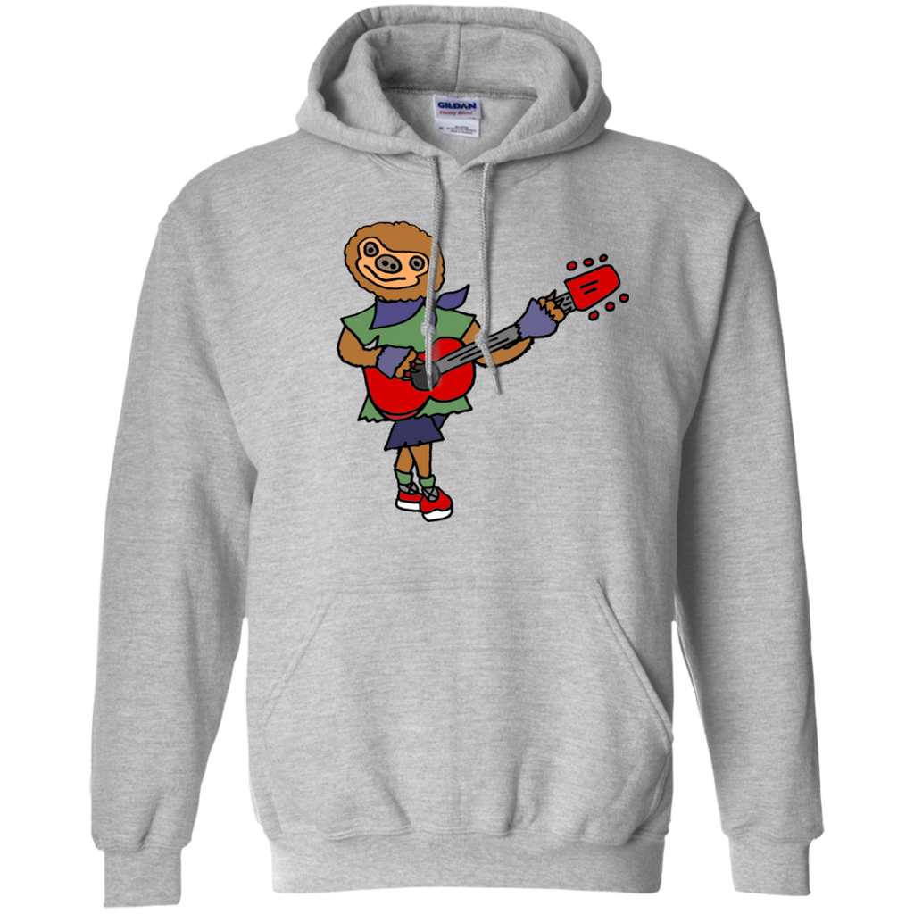 funny cool sloth is playing the guitar sweatshirt T-Shirt