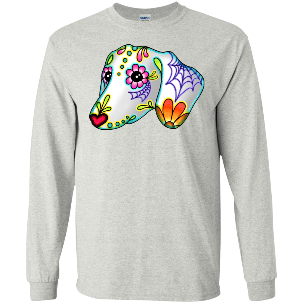 dachshund - day of the dead sugar skull dog T-Shirt