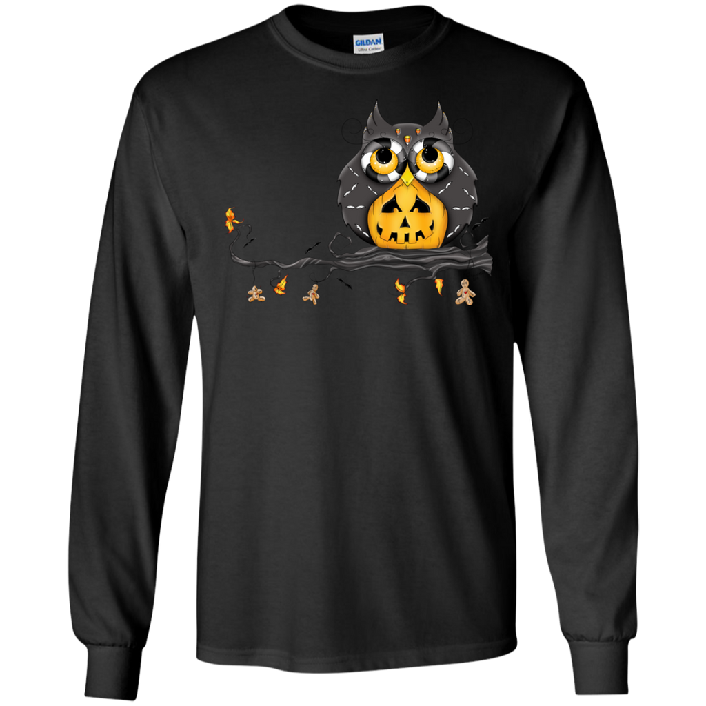 jack-o-lantern halloween owl halloween T-Shirt