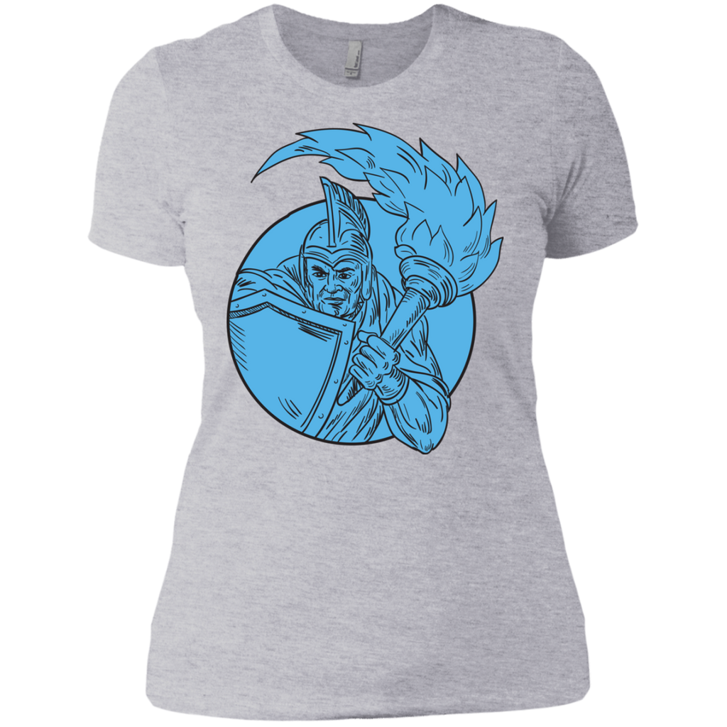 centurion soldier torch circle drawing sweatshirt T-Shirt