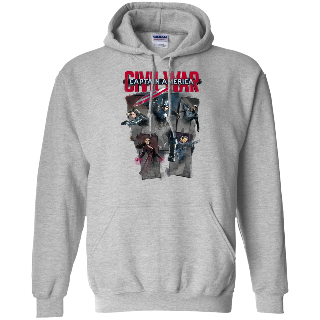 captain america civil war heroes T-Shirt