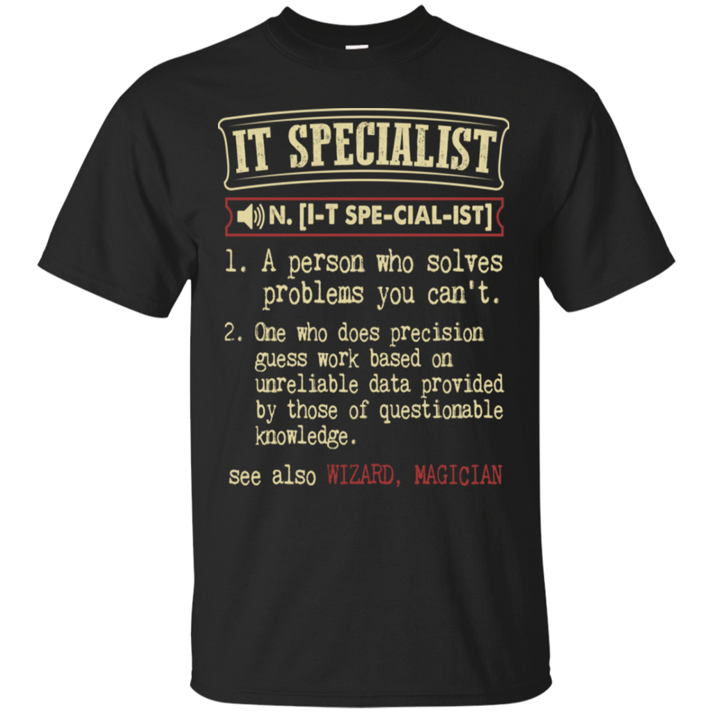 it specialist funny dictionary term T-Shirt