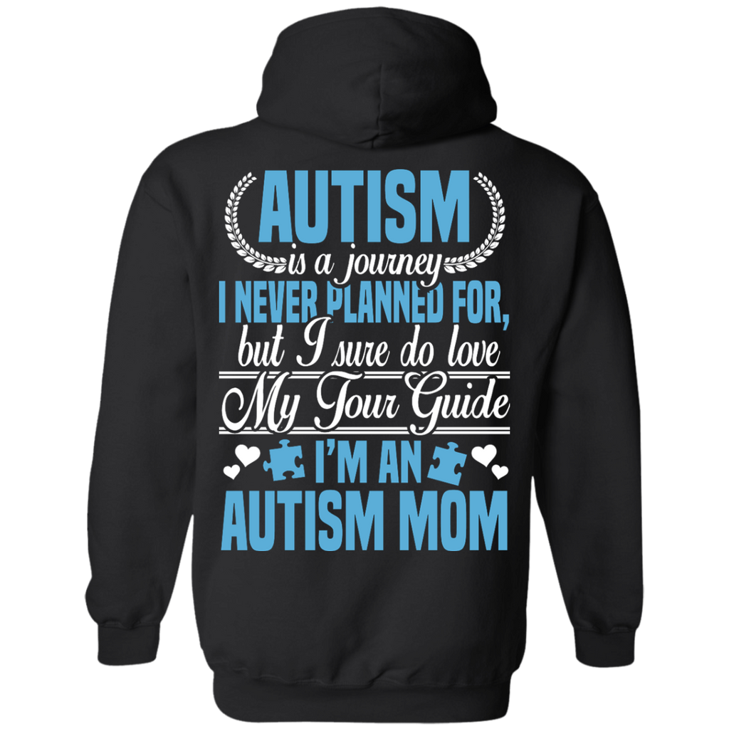 autism is a journey i never planned for, autism mom T-Shirt