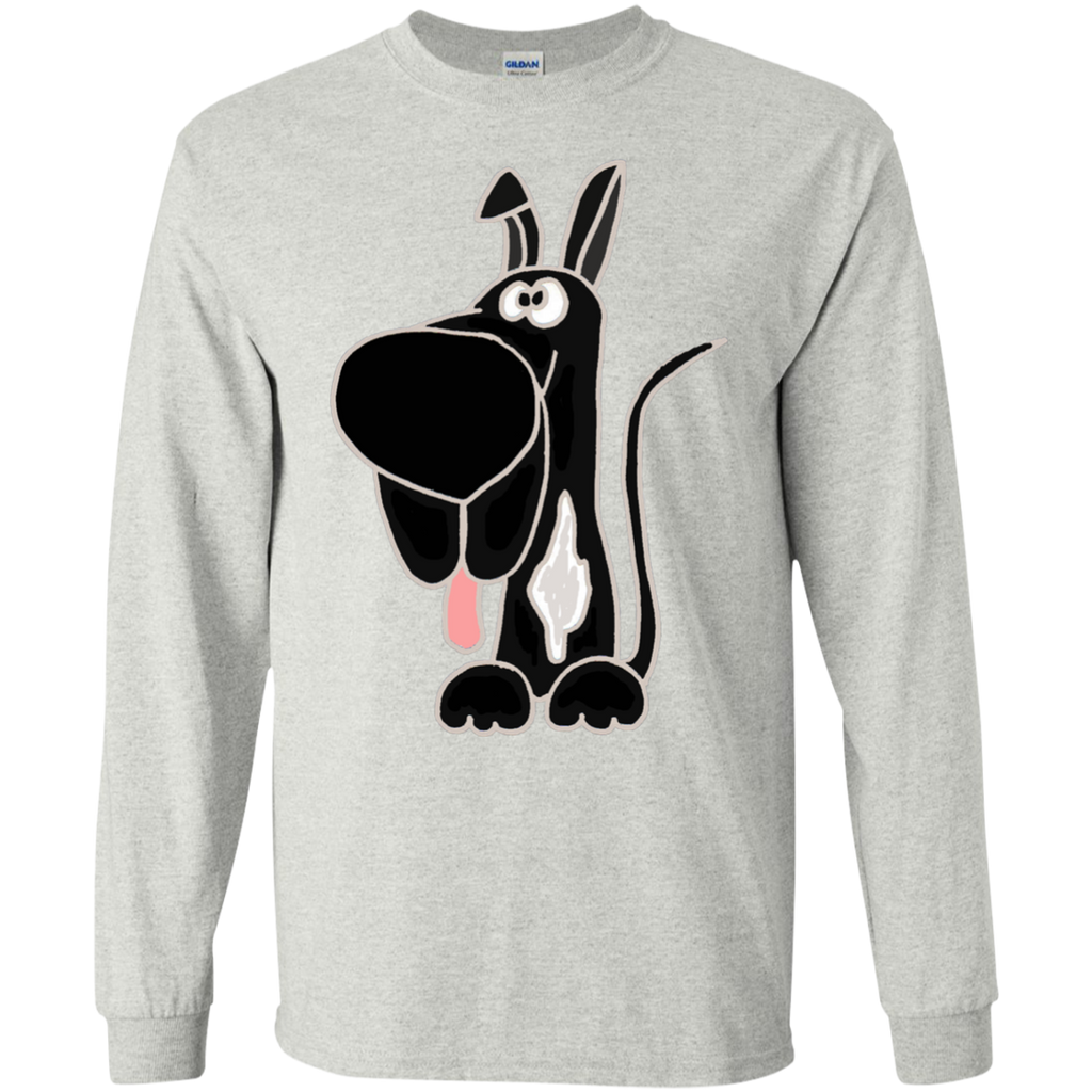 funny cute black great dane dog art T-Shirt
