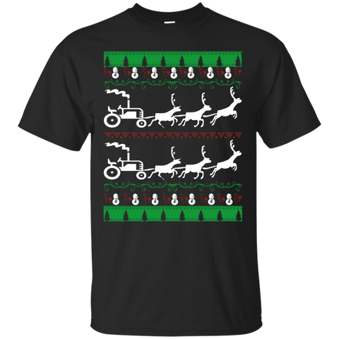 farmer christmas holiday sweater T-Shirt