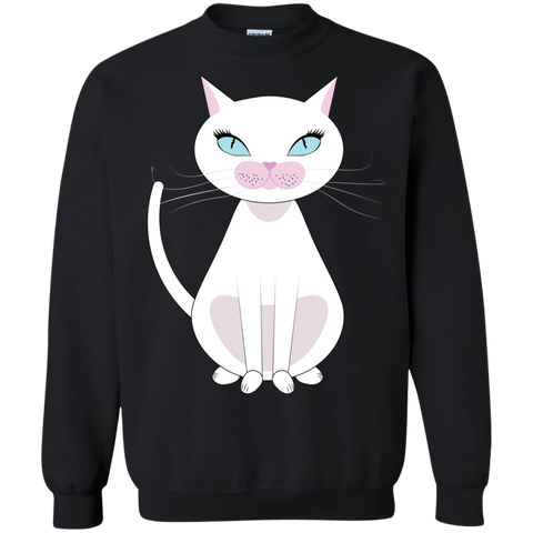 cartoon white cat sweatshirt T-Shirt