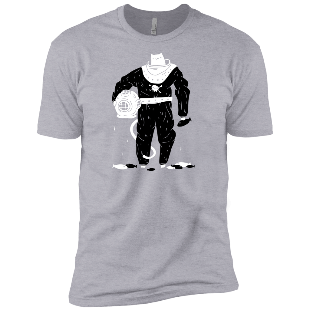 deep sea diver cat (black suit) t- T-Shirt