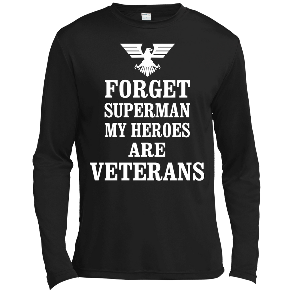 forget superman, my heroes are veterans T-Shirt