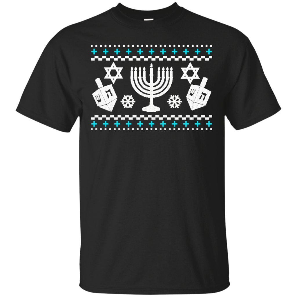 funny hanukkah ugly holiday sweater holiday sweater T-Shirt