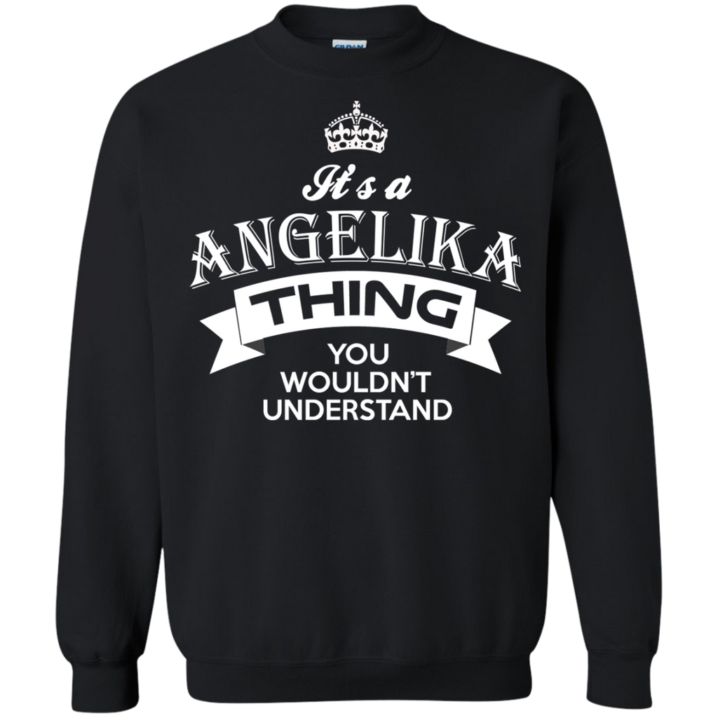 angelika, its an angelika thing you wouldnt understand, keep calm and let angelika hand it, angelika funny tshirt, names T-Shirt
