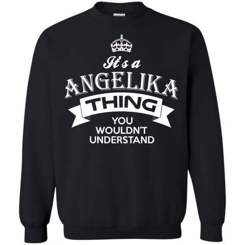 angelika, its an angelika thing you wouldnt understand, keep calm and let angelika hand it, angelika funny tshirt, names T-Shirt