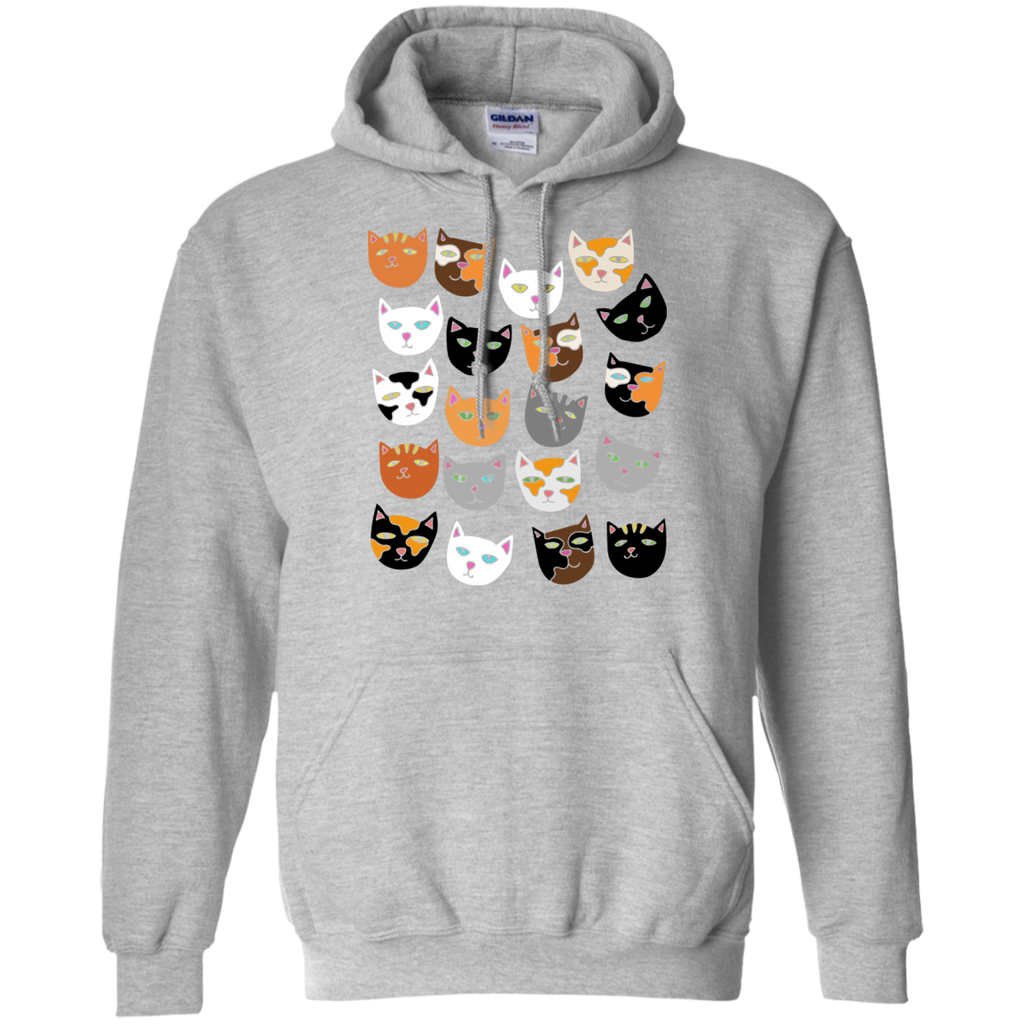 crazy cat lady pattern cats sweatshirt T-Shirt
