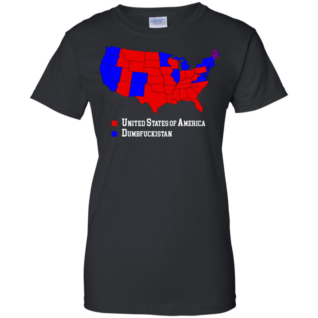 2016 presidential election map custom T-Shirt