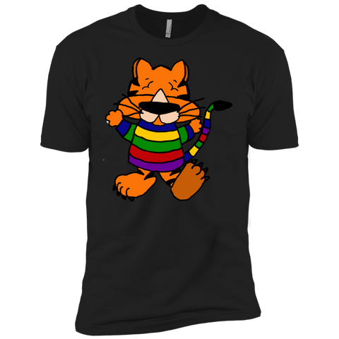 funny cute orange dancing tiger cat t- T-Shirt