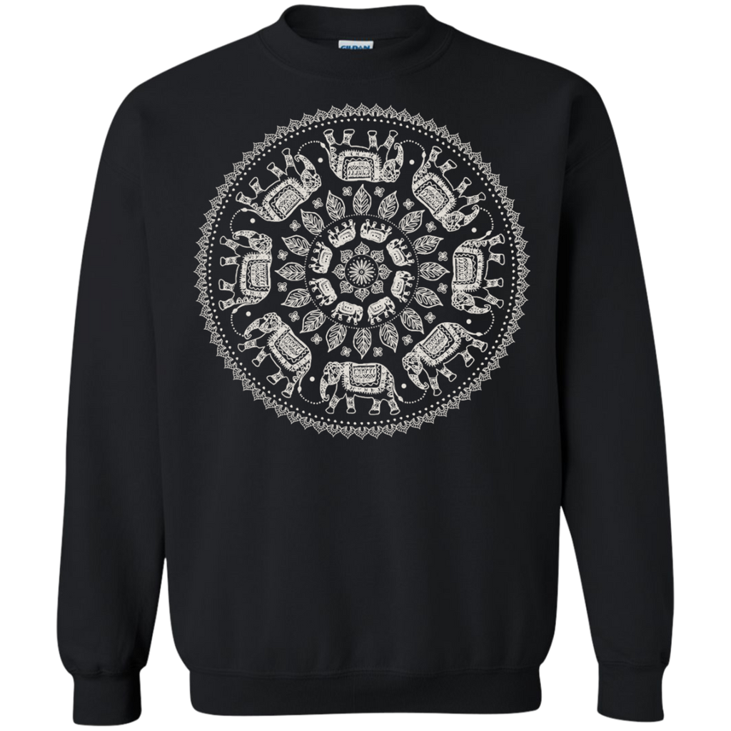 elephant mandala (on dark) sweatshirt T-Shirt