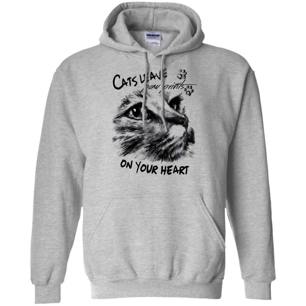 cats leave paw prints on your heart sweatshirt T-Shirt
